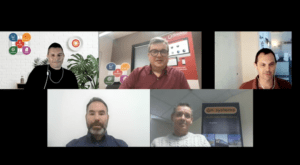 screenshot of Flowlens ISO webinar panellists