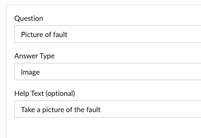 Form Answer Types - Image Upload