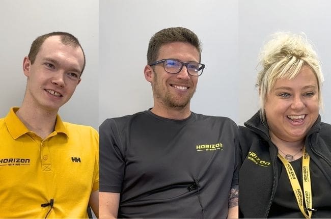 Isaac, Sean and Vic from Horizon Wiring