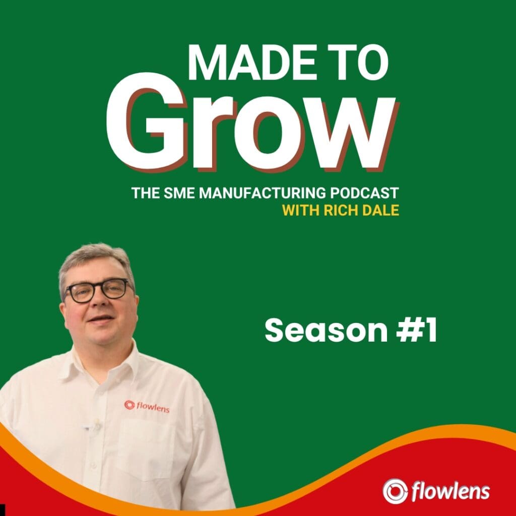 cover graphic for made to grow season one manufacturing podcast uk